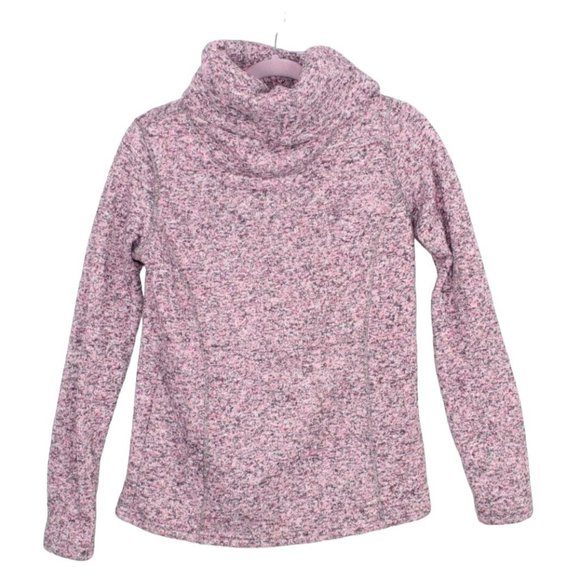 Mountain Warehouse Pink 100% Polyester Cowl Neck Pullover Sweater Size 8 - Picture 1 of 9